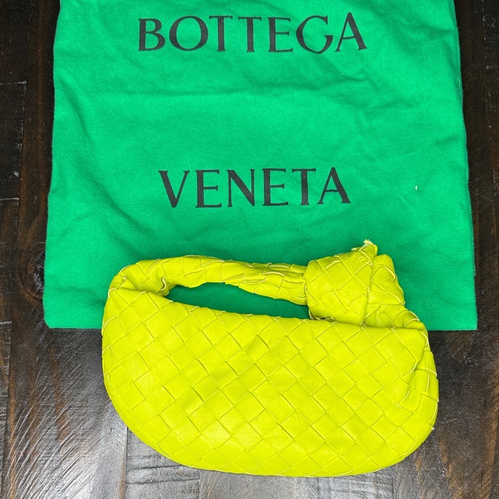 Bottega Veneta Bright Yellow Hobo Bag